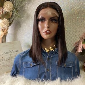 🌺12”5X5 HD Transparent Brazilian Human Hair Wig🌺